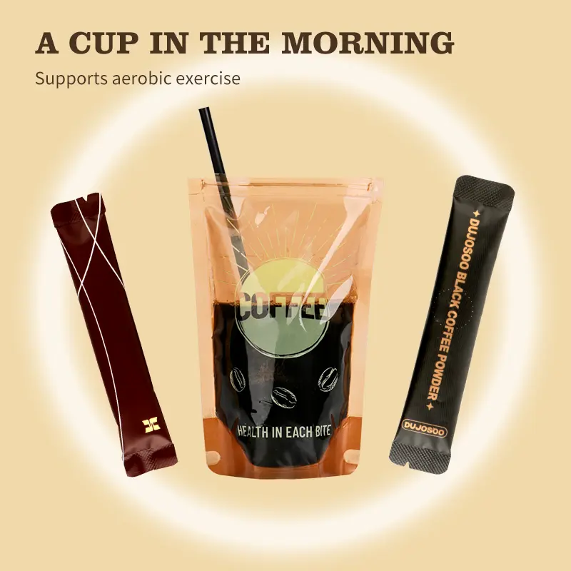 black coffee with l carnitine Near Expiry Promo] DUJOSOO Firefuel coffee 0 sugar 0 fat black coffee L- CARNITINE 6g- Pack