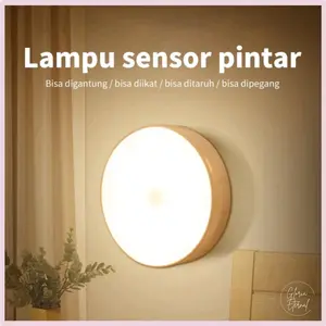 [Gloria] Lampu Tidur Sensor Gerak LED / Lampu Kamar Otomatis Portable Charger Termurah Baterai Putih Usb