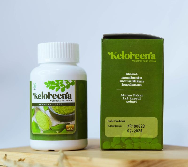Keloreena Suplemen Mata Berlemak, Pterygium, Mata Merah Berselaput Keloreena Original Kapsul 5