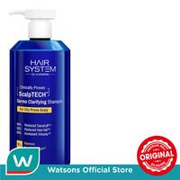 Gambar Hair System Scalptech Dermo Clarifying Shampoo for Oily Prone Scalp 500ml dari Watsons Indonesia Official Store Kab. Tangerang 2 Tokopedia