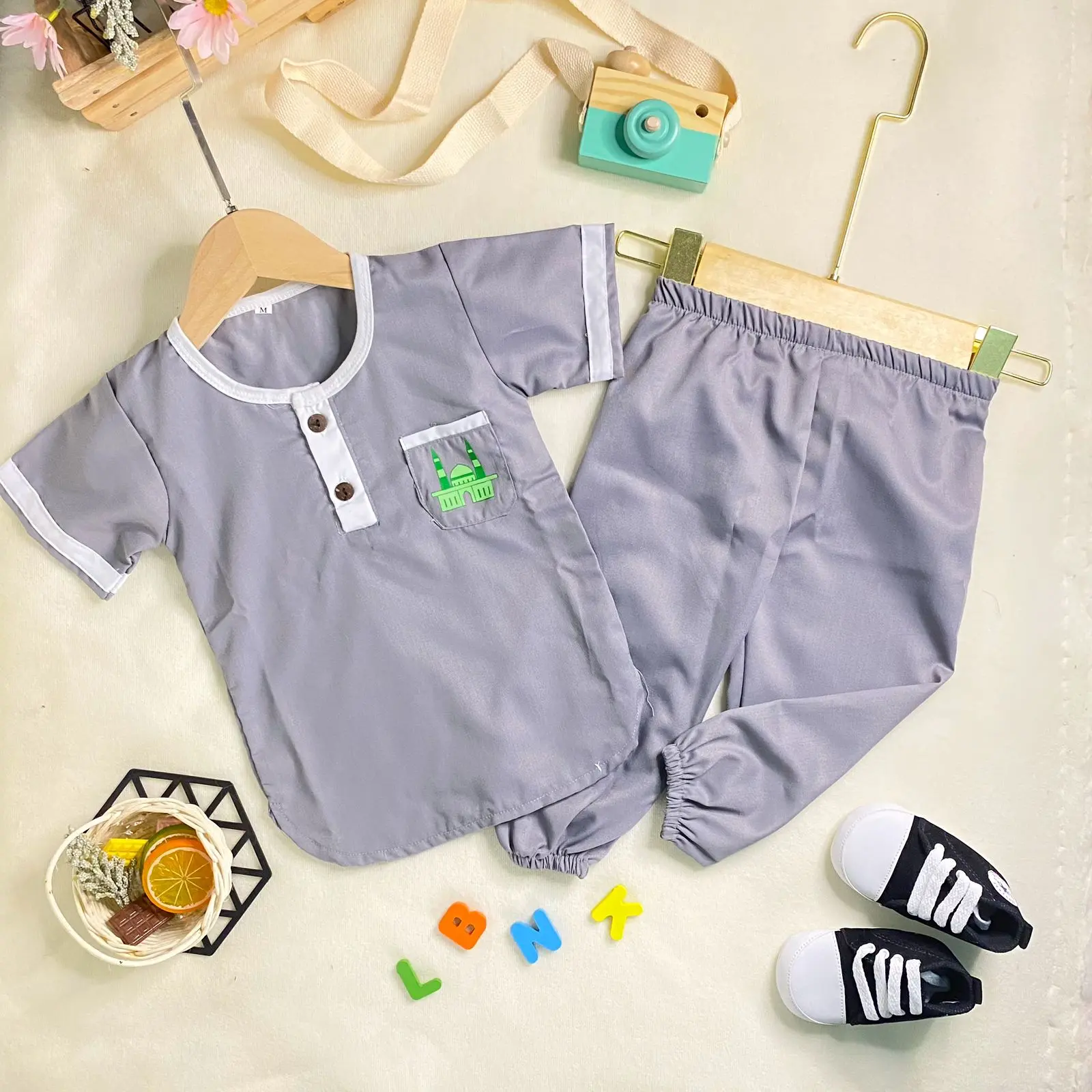 BABYNKIDS - SETELAN  BAJU CP KOKO / SET BAJU MUSLIM ANAK NEW PRODUK 0-5TAHUN