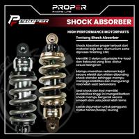 Gambar SHOCK ABSORBER YAMAHA NMAX 335MM PROPER RACING LINE - TITANIUM GOLD dari Proper Racing Line Kota Administrasi Jakarta Utara 2 Tokopedia