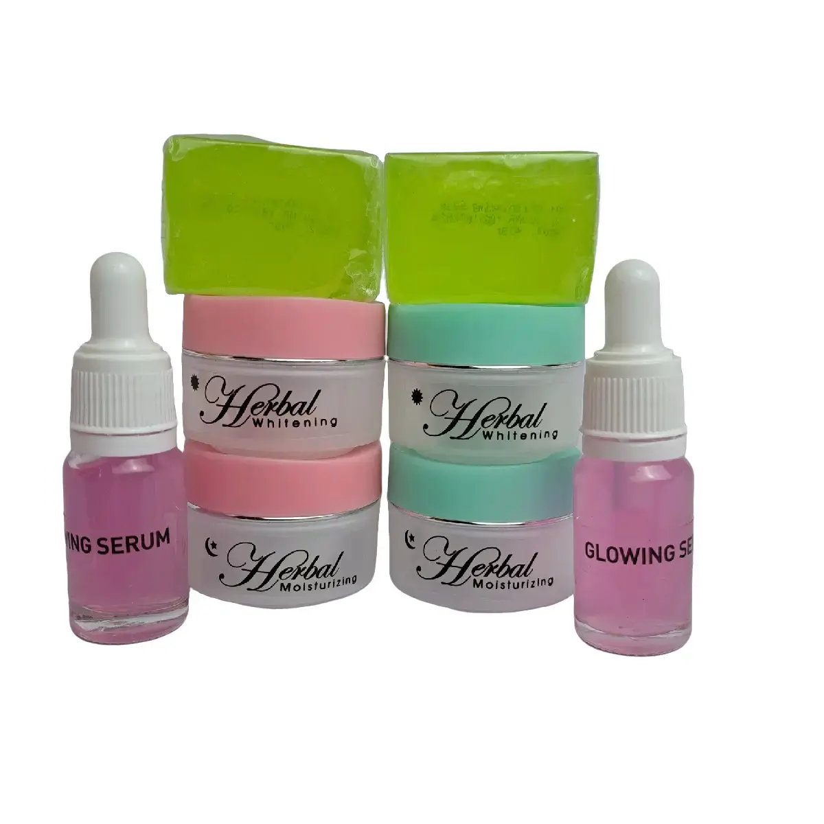 Herbal Whitening Moisturizer Cream Plus Glowing Serum