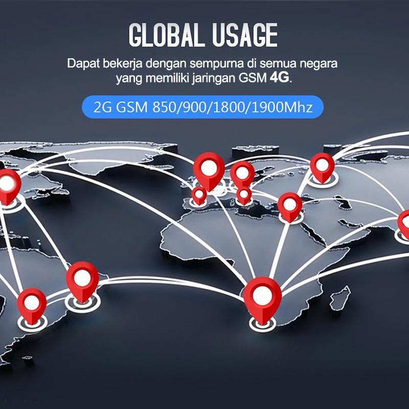 Pelacak GPS Mobil 4G - Anti-Pencurian Real-Time dengan Aplikasi Gratis. SIM Card Support ,  Cocok untuk Mobil, Truk & Motor!