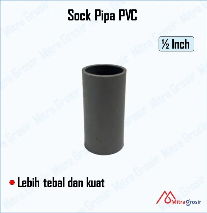 Sok Pipa PVC Jaya TS 3/4" Sambungan Pipa PVC 1 Inch / Sok / Sock / Socket / Sambungan Pipa PVC 1/2 " Ukuran 3/4 Inch 1