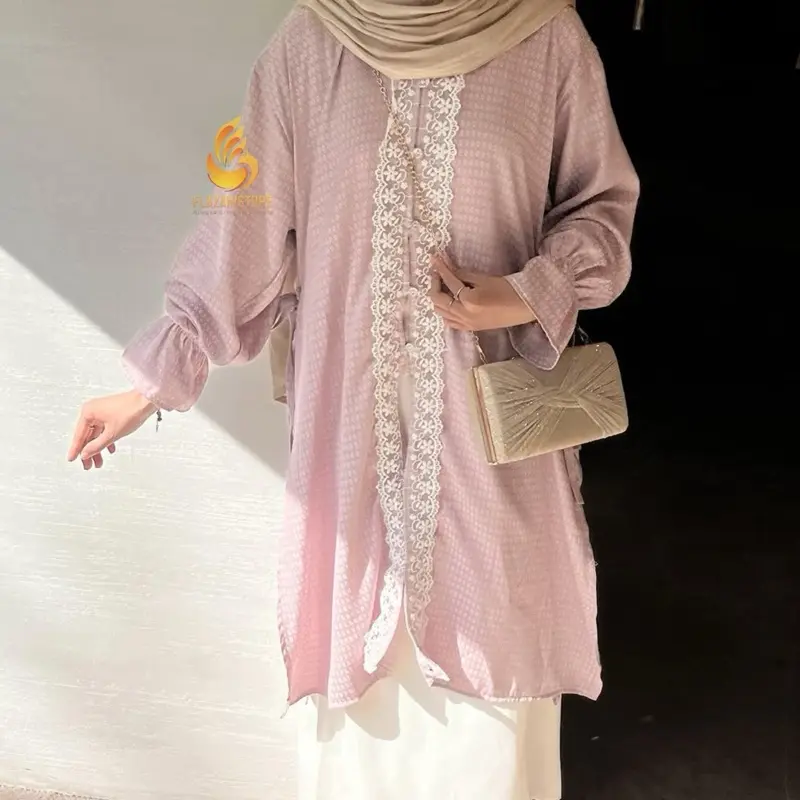 Kaluna Tunik Kebaya - Tunik Kutubaru Jaguard Viscose - Atasan Kebaya 6