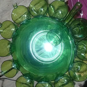 Wadah Sop Buah dan Centong+12 Gelas