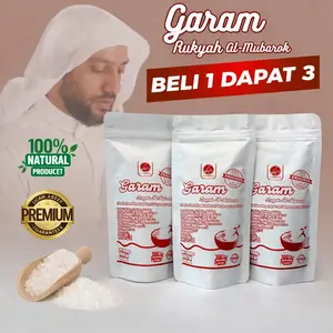 BELI 1 DAPAT 3 Garam Ruqyah Pemancar Aura 250 Gram - Cerahkan Auramu Ringankan Harimu Meningkatkan Mood & Segar Tubuh