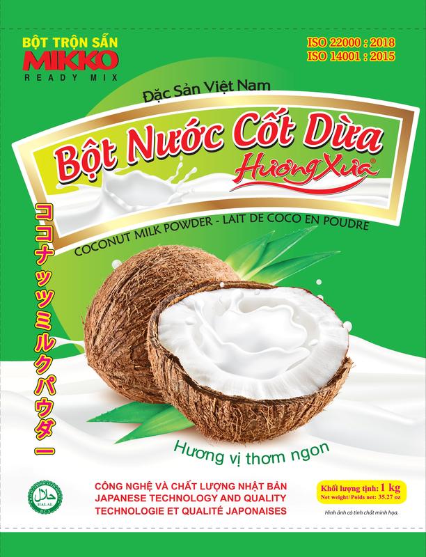 Bột nước cốt dừa Mikko hương xưa 1kg