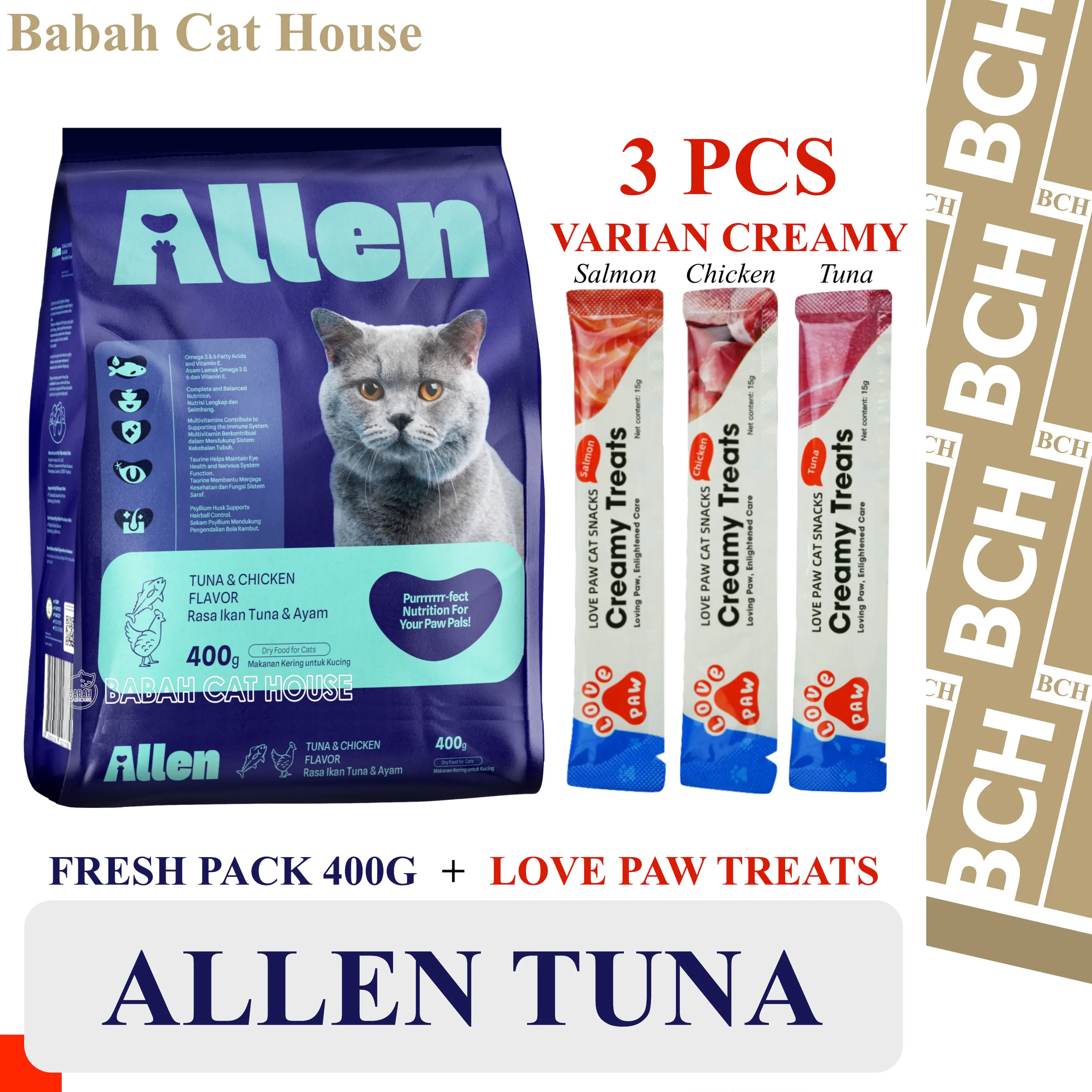 ALLEN 400g + 3 PCS CREAMY