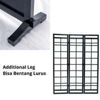 Gambar EXTRA LEG for SHOJI 160 Partisi Lipat Sekat Japanese Sketsel Kayu Furniture Minimalis Pembatas Ruangan - Leg Only for 3 panel  dari Tatami Indonesia Kab. Sidoarjo 2 Tokopedia