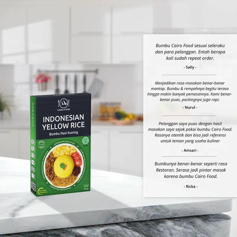 Bumbu Nasi Kuning - Cairo Food Seasoning 4