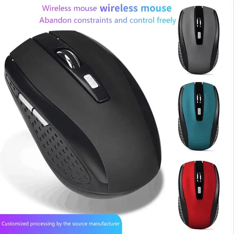 2.4G USB Red Optical Wireless Mouse 6D For Computer Laptop Gaming Mice…
