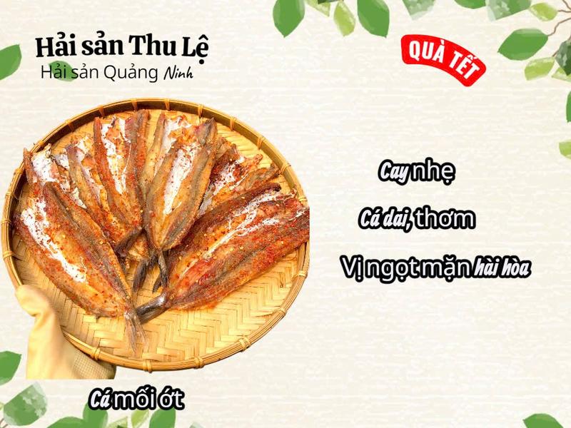  1kg Cá mối khô ngọt mặn tẩm ớt loại ngon Thức Ăn Food Cay 