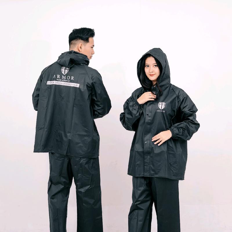 JAS HUJAN SETELAN ANTI REMBES TEBAL DAN ELASTIS [ BY ARMOR ] Pvc 4