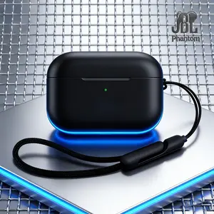 2026  PHANTOM GT60 Earphone Nirkabel, Anti Air Dalam, Baterai Tahan Lama, TWS, Bass Kuat, Surround 3D, Peredam Suara Cerdas, Gaming, Panggilan, Musik, Olahraga, Earphone Bluetooth Nirkabel