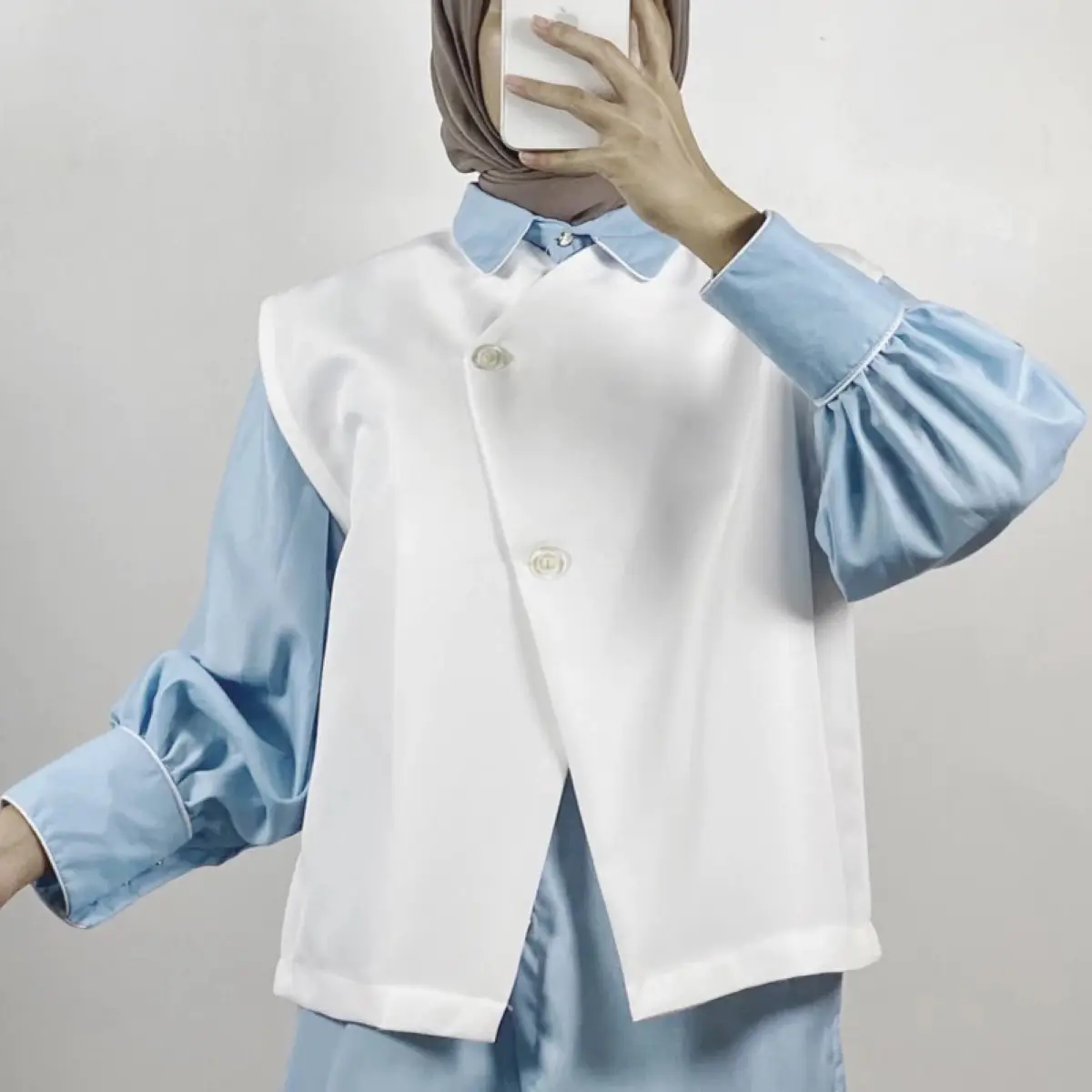 Arina vest outer Rompi wanita Atasan Casual