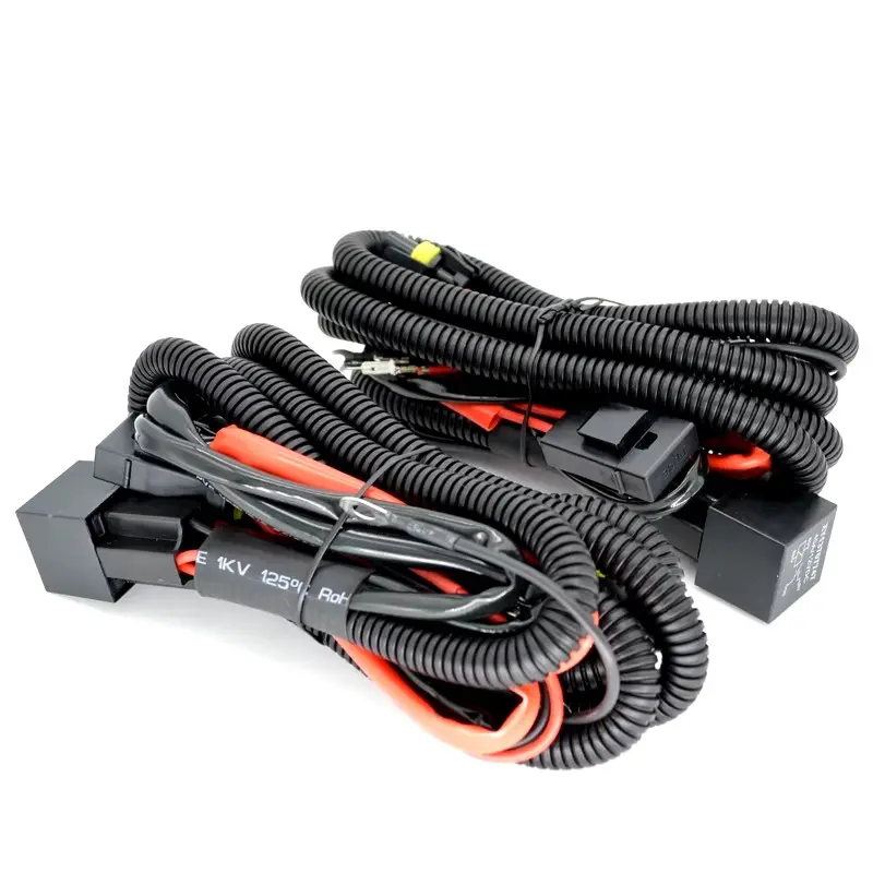 Kabel Relay Lampu Biled Projie LED Motor Mobil H4 1 Lampu dan 2 Lampu Car Kendaraan 7