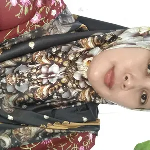 (100K DPT 3PC )Hijab Instan Khimar RAPITA malay Bahan jersey printing premium by Laika  Kerudung Muslim Panjang Wanita