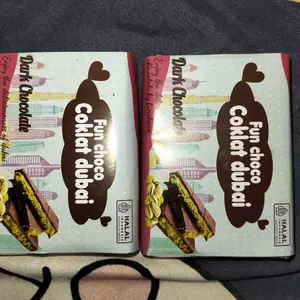 Coklat Dubai Lokal homemade Funchoco / 40gram,80gram,270gram