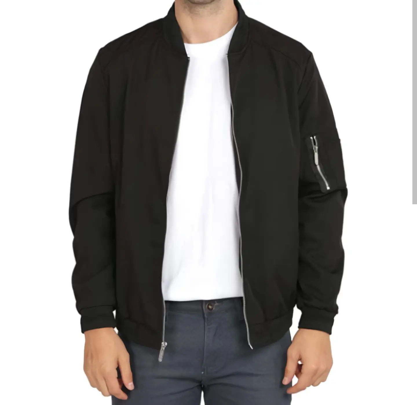 Jaket Bomber Polos Bolak Balik 2in1 Terlaris / Bisa Dipakai Pria Wanita / Bahan Perasut JN / Size M L XL XXL Waterpoof