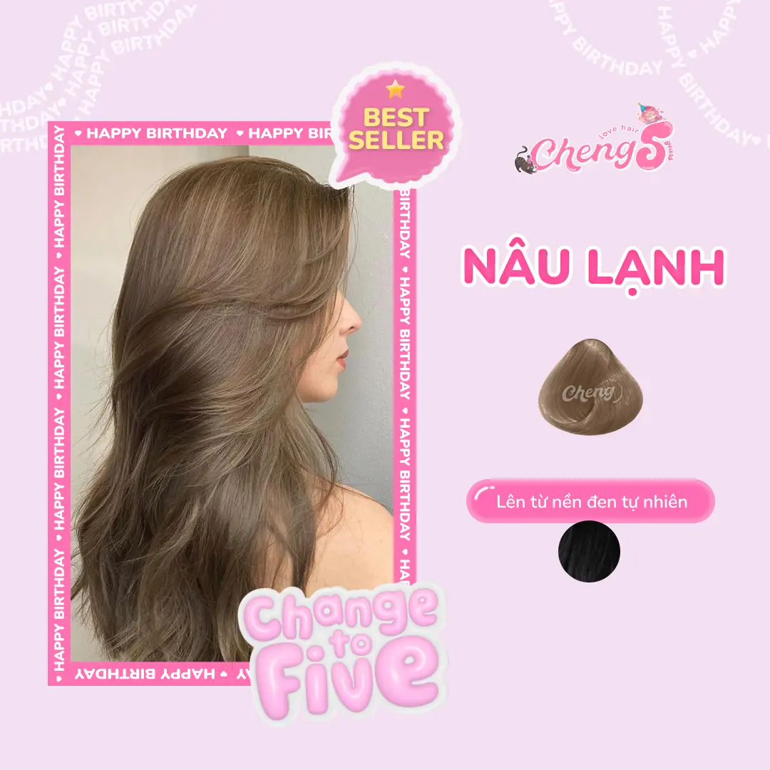 Thuốc Nhuộm Tóc Màu NÂU LẠNH Không Tẩy | Chenglovehair, Chenglovehairs