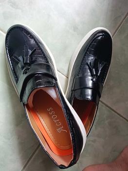 Product Review of Men's Leather Buckles/Office/Formal/casual/Oxford Shoes with free socks EG-01 from C**e 1