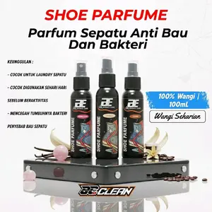 BE SHOES CARE Premium Shoe Perfume 100ml - Parfum Sepatu Anti Bakteri & Pembersih Bau - Aroma Tahan Lama - Eco Friendly - Cocok untuk Tas & Helm