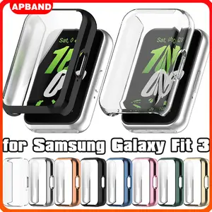 TPU Case for Huawei band 11/Samsung Galaxy Fit 3 All-around Soft Screen Protector Protective Cover Case Samsung Fit 3 Pelindung Smartwatch Bumper Shell Accessories With Film for huawei band 11 /Samsung Fit 3 Jam Tangan