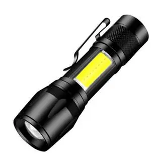 [VLN] [ VLN ] Senter Mini XPE COB Led Swat Police Light Recharge termurah 4