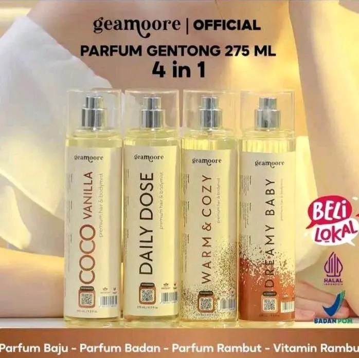 farfum geamore, dari pusat, untuk mengharumkan tubuh kita, rambut baju dll. 2