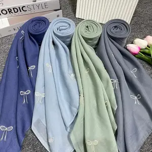 HIJAB SEGI EMPAT PARIS BORDIR TASSEL PITA KECIL// PARIS OLD BORDIR TASSEL PITA KECIL