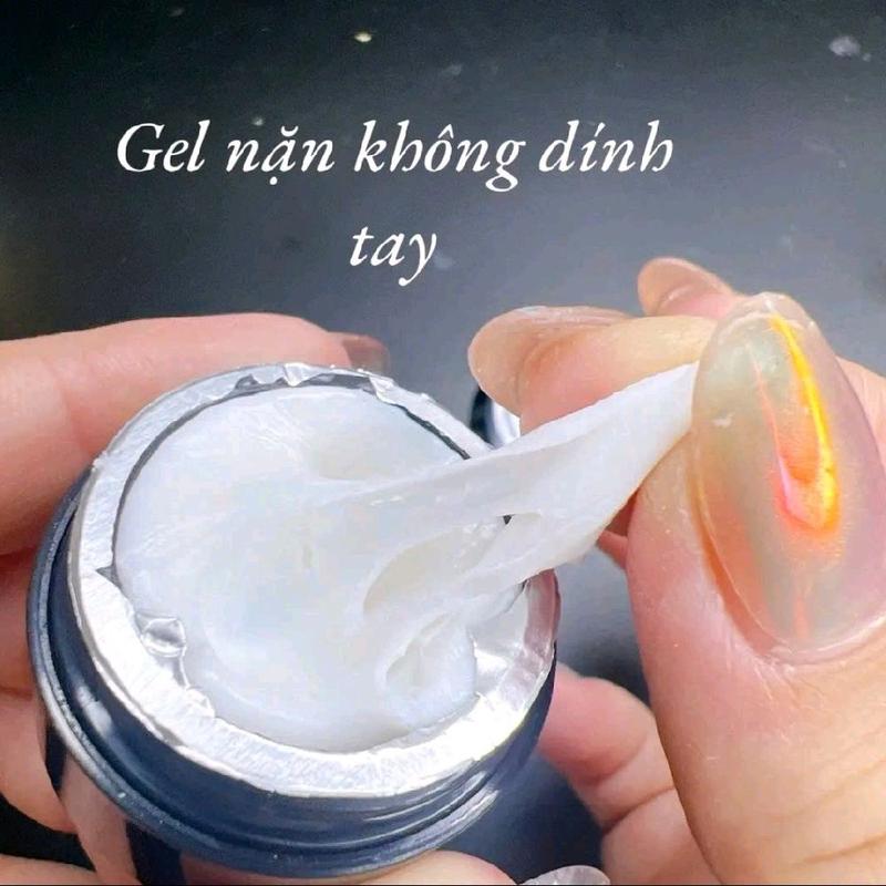  gel nặn hoa khô   ,gel nặn dẻo trắng  không bết dính hũ 10ml. 