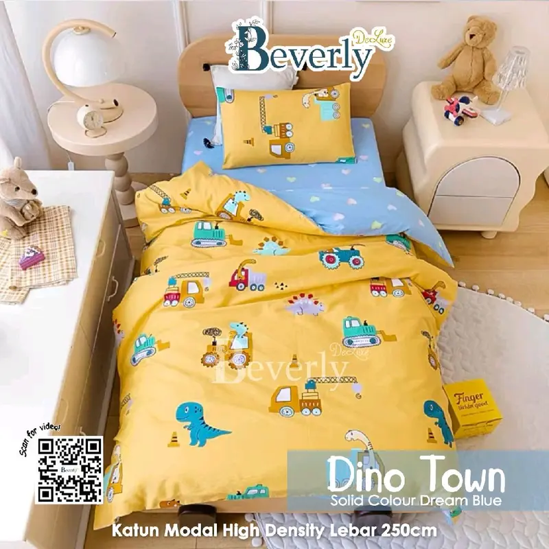 Bedcover Set Motif Terbaru Katun Star Anak Ukrn 160x200 - 200x200 3