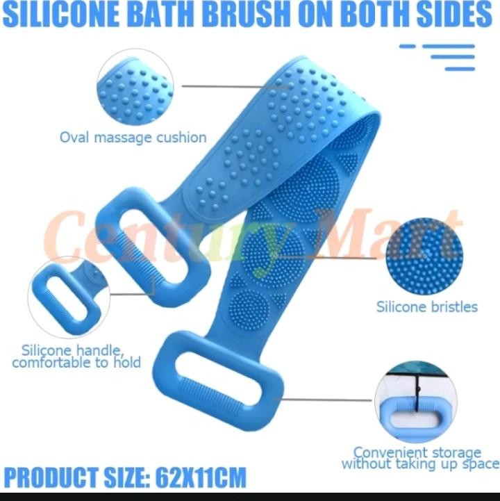 silikon brush pull back/strip menggosok kulit punggung/gosok punggung sikat mandi silikon /sikat punggung badan 5