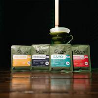 Gambar Otten x Hario - Paket V60 Dripper 01 Glass Coffee Server 360ml Set Paper Filter + Kopi Arabica Robusta 4pack dari Otten Coffee Medan Kota Medan 2 Tokopedia