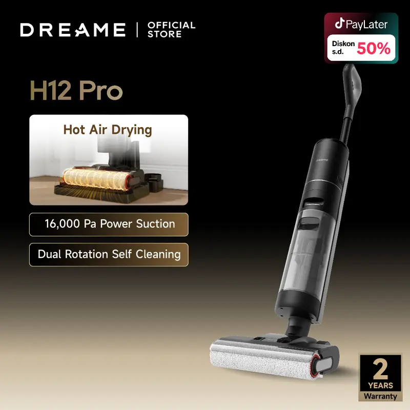 NEW LAUNCH】Dreame Aqua 10 Pro Track Robot Vacuum 25,000Pa