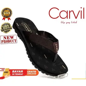 ￼SANDAL ANAK DAN DEWASA LAKI-LAKI -  SANDAL ANAK TRENDI ANTI AIR - SANDAL ANAK UNTUK UKURAN 28-44 CARVIL 100%ORIGINAL Jepit