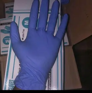 Dglove nitril biru isi 100 pcs