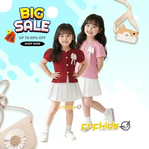 ONESET LYRA - setelan pakaian anak perempuan Korea Fashion kids bahan knit PROMO PRODUK BARU !!!