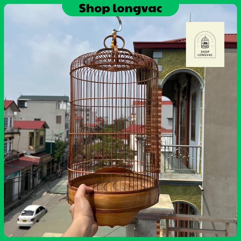 Lồng nan mau dành cho chim khuyên yến hút mật choè đất. Kích thước rộng 28cm cao 45cm. Lồng 4 vanh nan mau ráp sẵn 72 nan lồng. Có đầy đủ phụ kiện miễn phí vận chuyển.