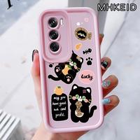 Gambar MHKEID Casing Hp untuk OPPO Reno 12 5G Reno 12 Pro 5G Reno 12F 4G Reno 12F 5G Reno 11 5G Reno 10 5G Reno 10 Pro 5G Case Pola Kucing kartun Kasing Anti-Sidik Jari Silikon Kasus Lembut Casing - Gaya1, OPPO Reno 12 5G dari MHKEID MALL Kab. Tangerang 2 Tokopedia
