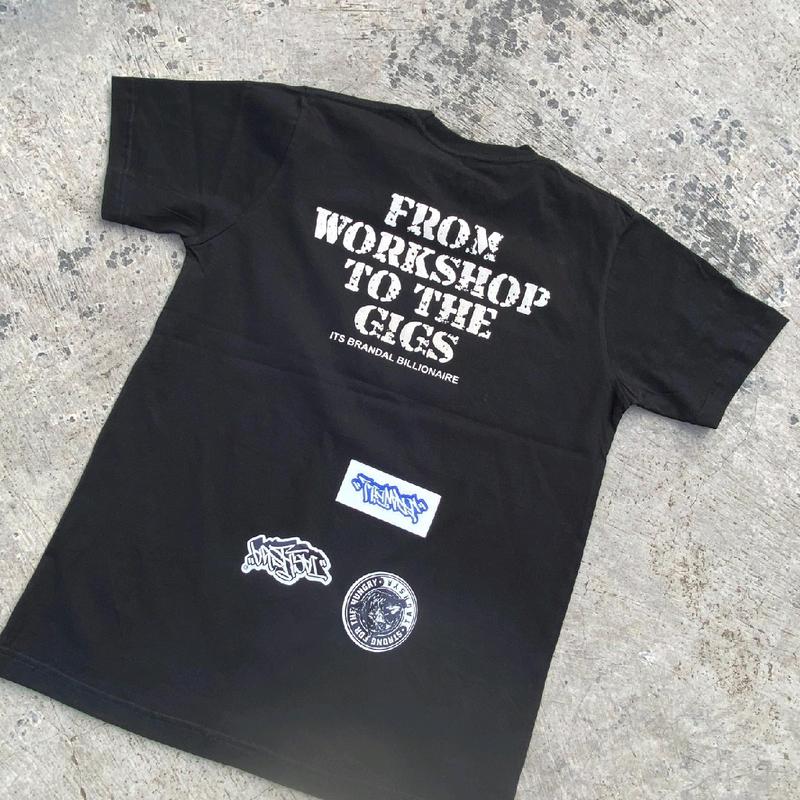kaos Brandbill froom workshop To the gigs Distro Katun 4