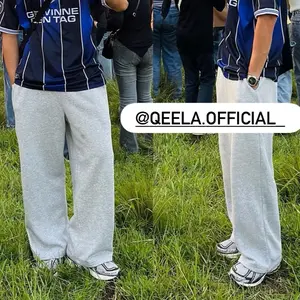 QeelaOfficial - Celana Baggy Loose Pants Pria Wanita Casual Trendy Korean Style Training Sweatpants Flacee Premium