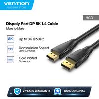 Gambar Vention Kabel Display Port High-Performance 8K DP 1.4 Cable UHD HDR 1080P - HCD - black, 3m dari Vention Mobile & Comp Kota Administrasi Jakarta Utara 1 Tokopedia