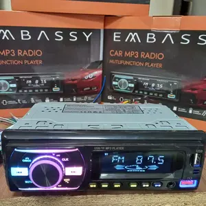 Single Din Embassy Mp3 Bluetooth Tape Mobil Universal