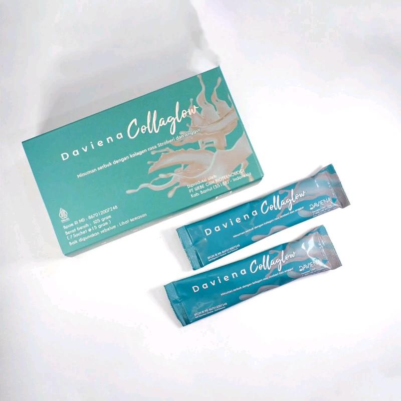 Daviena Collaglow Minuman Kolagen Collagen  Bebas Gluten Organik Bebas GMO Perawatan Rambut & Kuku Perawatan Kulit Mencerahkan 3