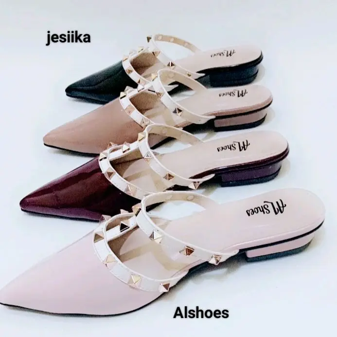 sandal flat muls jesika sandal by alshoes