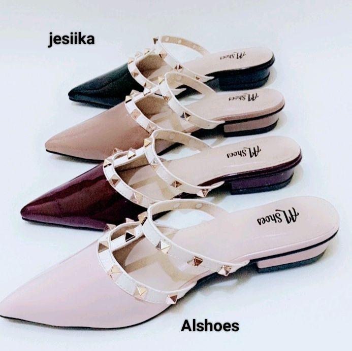 sandal flat muls jesika sandal by alshoes 0