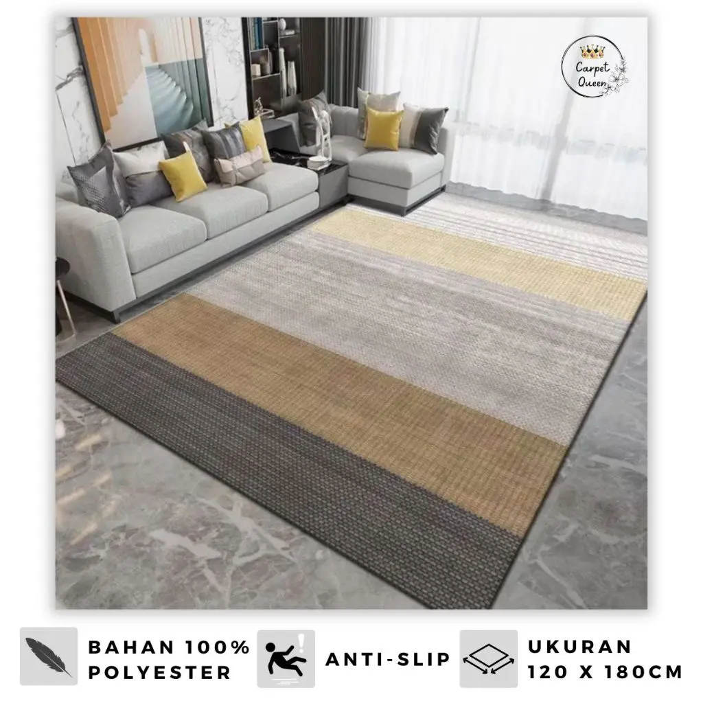 Karpet Bahan Polyester BARU Ukuran 120x180cm